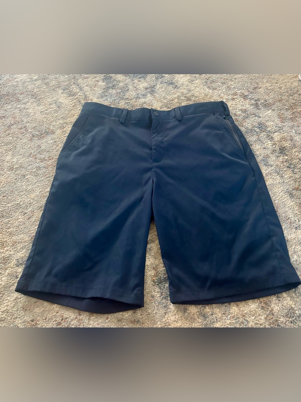 Lands End Men's Navy Performance Shorts size 36